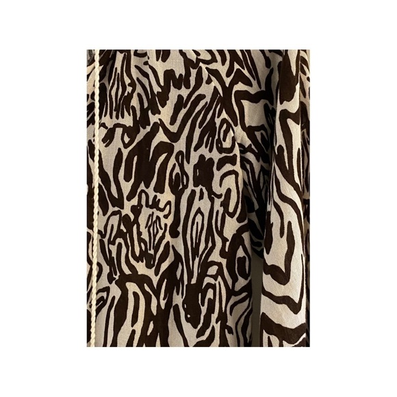 EUC Lily Pulitzer Brown & Ivory Tunic - Picture 3 of 8